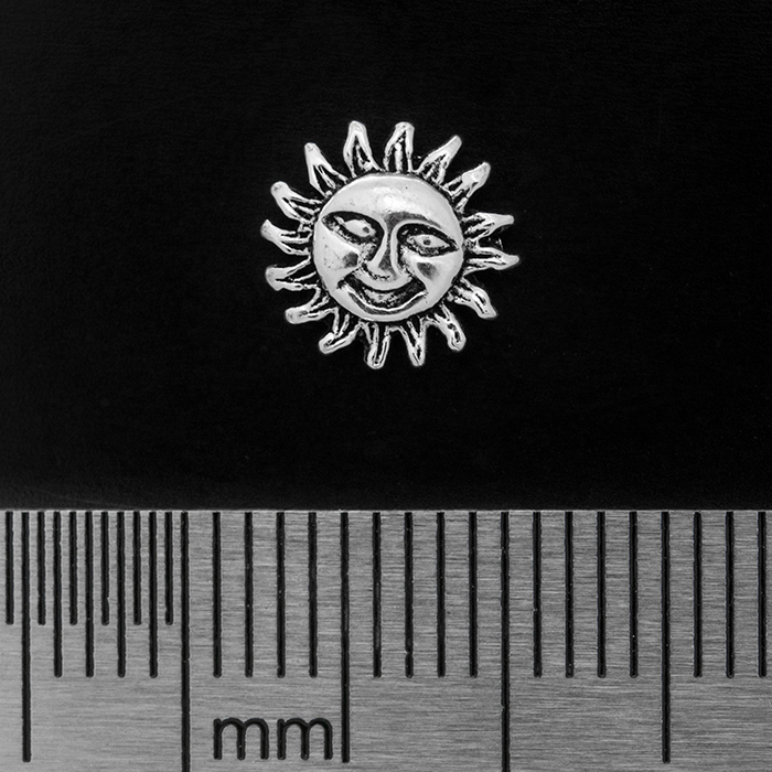 Sun (925 Silver) Stud Earring