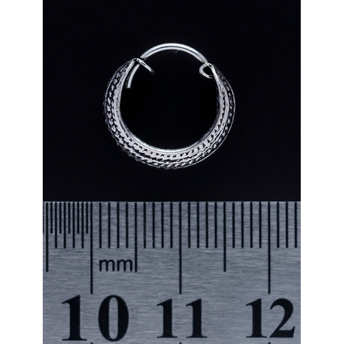 Pirate Ring with a Pattern (eas-042) Earring