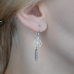 Small Dream Catcher with Mother-Of-Pearl Stone (eas-047) Earring