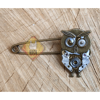 Owl №2 (Steampunk) Brooch