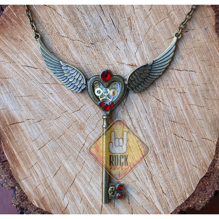 Key (Steampunk) Big Pendant