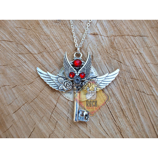 Key with Wings (Steampunk) Pendant