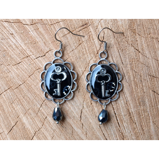 Keys Openwork (Steampunk) Earrings