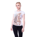 Cat with Tattoos Urbanist Women's White T-Shirt