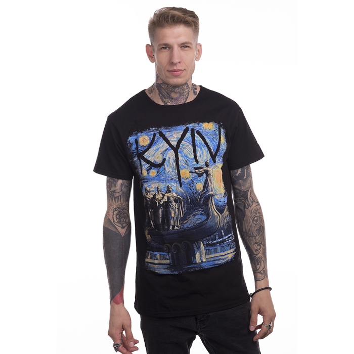 Van Gogh Starry Night in Kyiv Urbanist T-Shirt