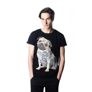 Pug Urbanist Black T-Shirt
