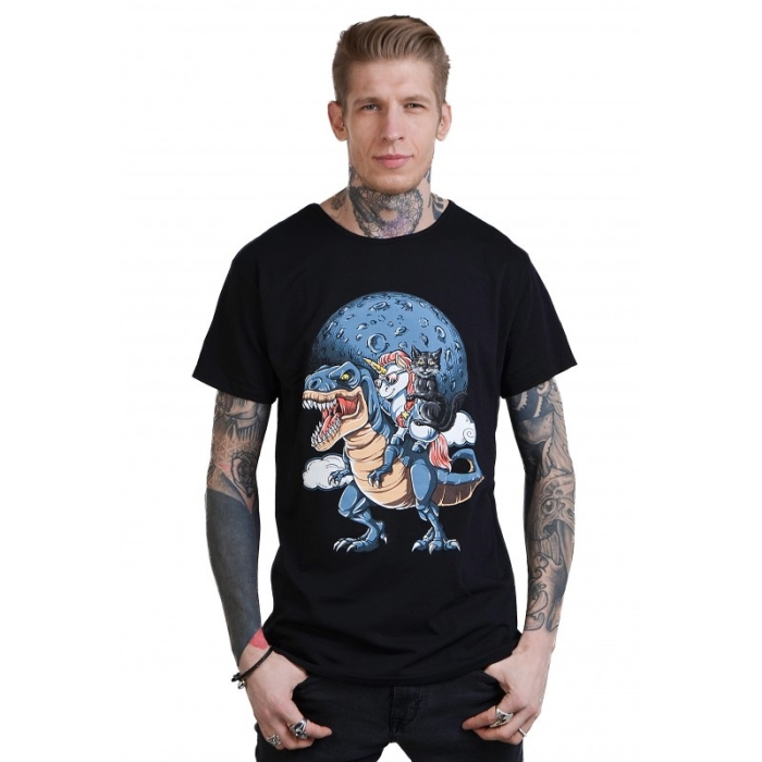 Cat, Unicorn and T-Rex Urbanist T-Shirt