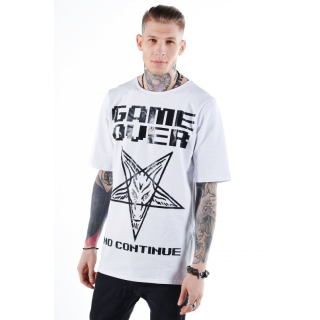 Game Over (Urbanist) White Long T-Shirt
