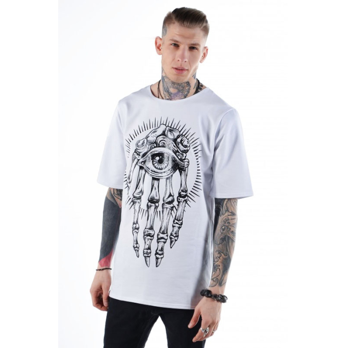 Magic Hand (Urbanist) White Long T-Shirt