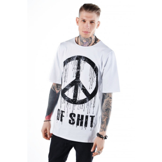 Peace of Shit (Urbanist) White Long T-Shirt