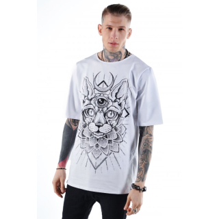 Sphynx (Urbanist) White Long T-Shirt