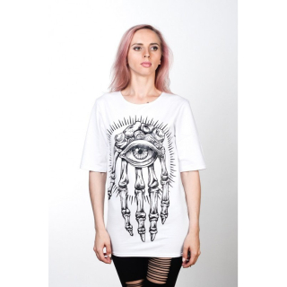 Magic Hand (Urbanist) Women's White Long T-Shirt