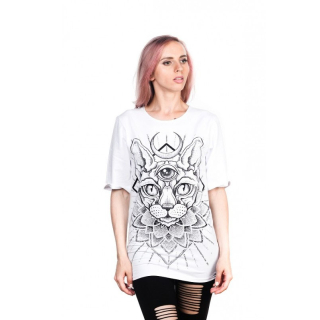 Sphynx (Urbanist) White Long T-Shirt