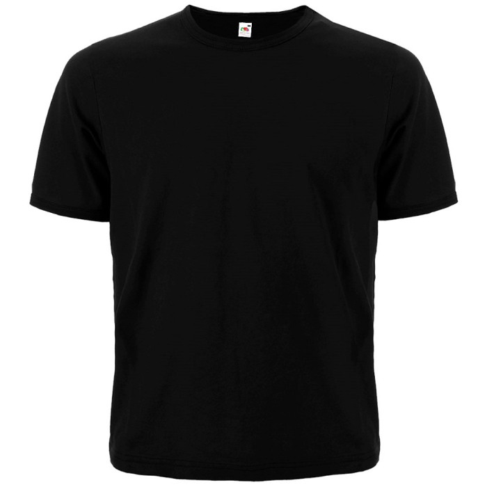 Fruit of the Loom Plain Black T-Shirt