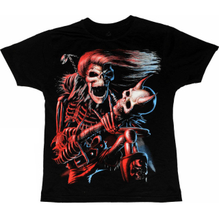 Skeleton with Guitar T-Shirt