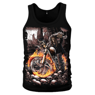 Death on a Motorcycle Tank Top
